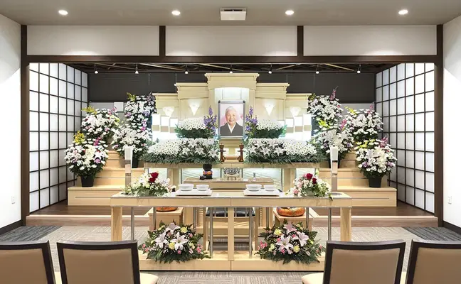 家族葬のファミラル潮来で葬儀を行なった写真