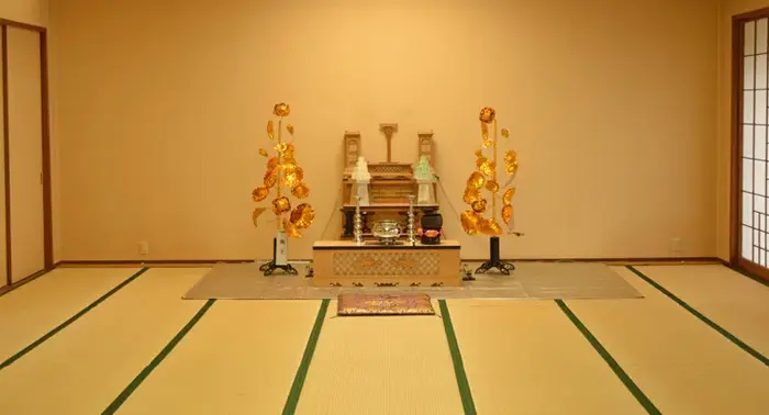 きぬ聖苑で葬儀を行なった写真