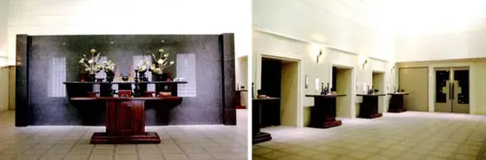 尾花沢市大石田町環境衛生事業組合 斎場 白菊苑で葬儀を行なった写真