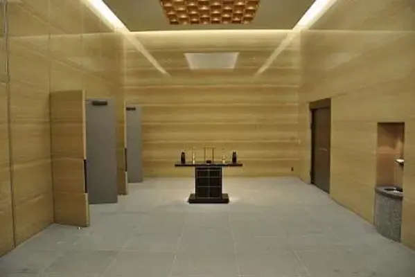 秋田市斎場で葬儀を行なった写真