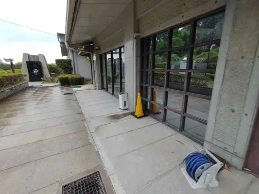 杷木火葬場(香華園)で葬儀を行なった写真