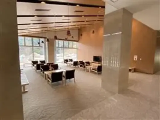 牛深火葬場で葬儀を行なった写真