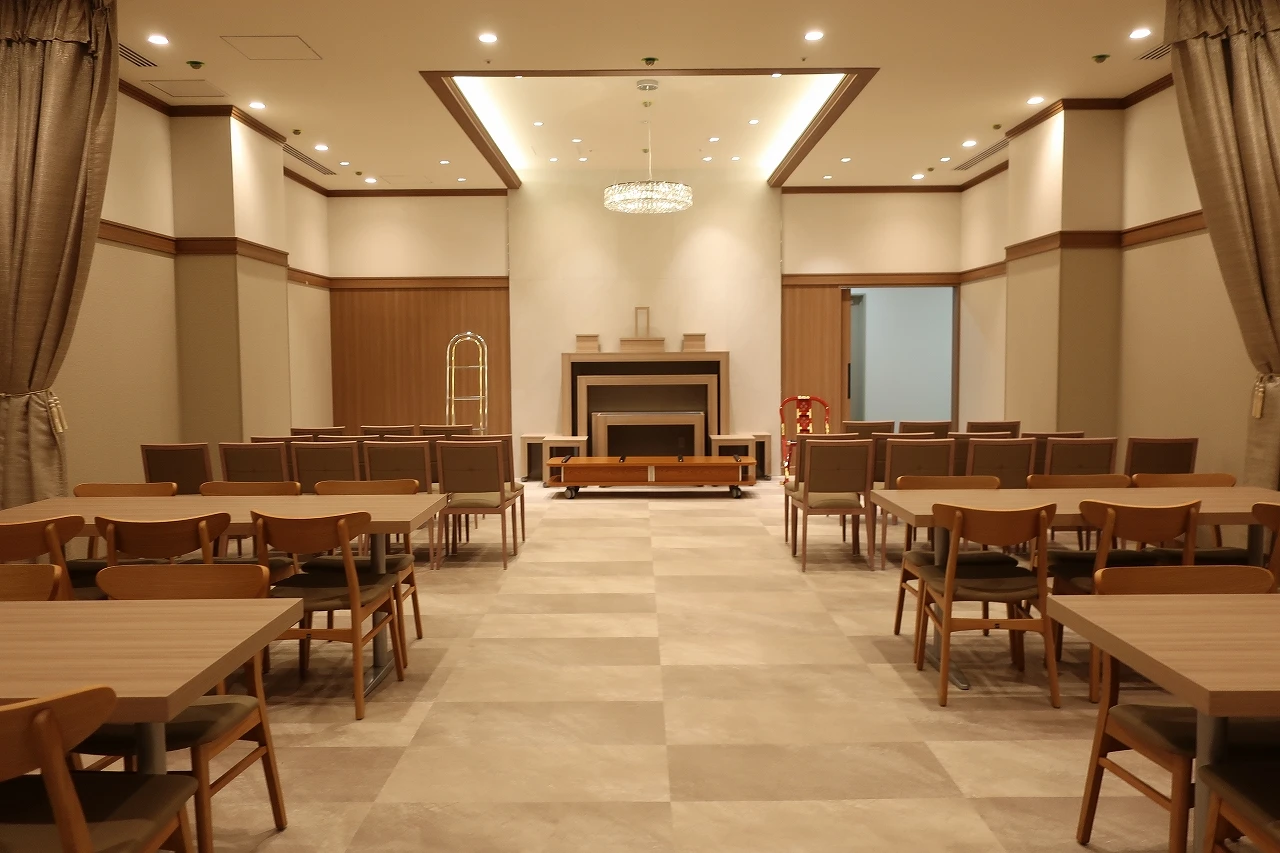品川区の桐ヶ谷斎場に新式場「蓮」オープン 最大24名収容の控室一体型式場