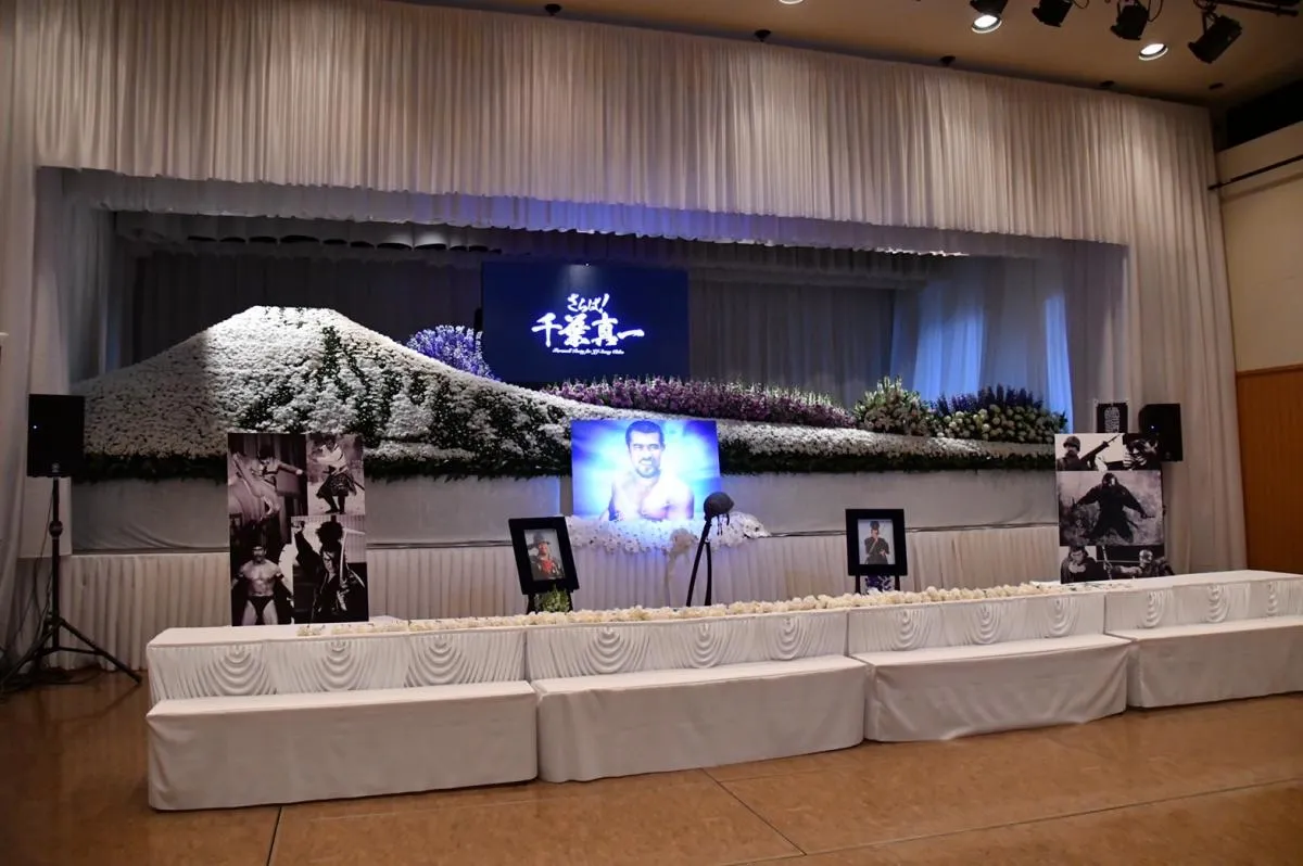 千葉さんの人柄を表した遺影