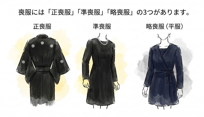 女性の喪服マナー、3つの種類は知ってる？