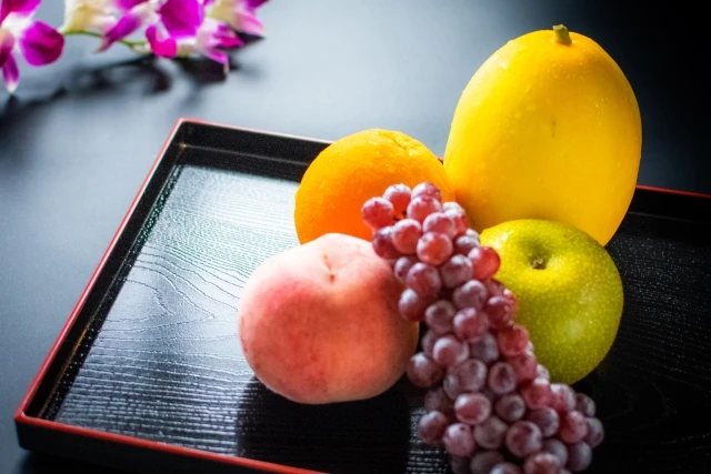 浄土真宗大谷派の仏壇の五供（ごくう）の供え方