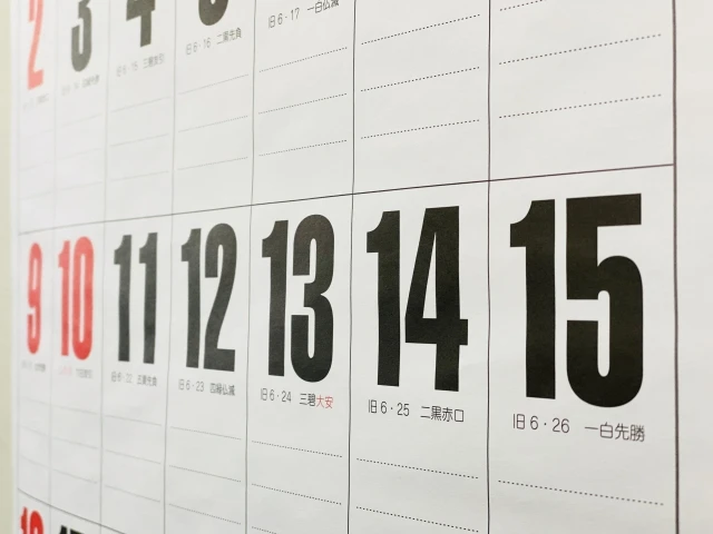 お盆の時期は、地域により主に3パターン