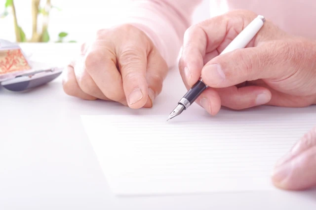 香典を郵送するときの手紙(添え状)・一筆箋の書き方