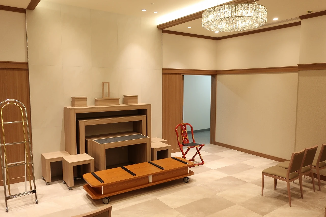 桐ヶ谷斎場の新式場「蓮」が12月12日にオープン